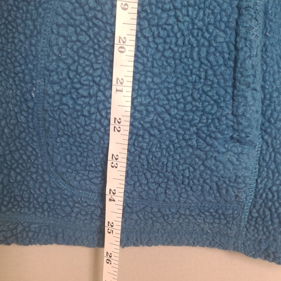 L.L. Bean Women's Fleece Vest Size XL Blue Full Zip Pockets - Picture 4 of 5
